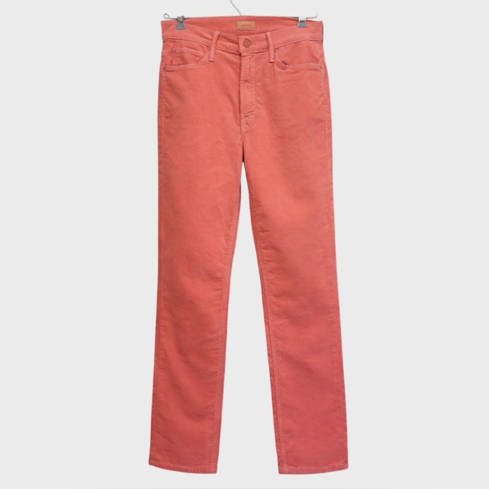 Mother The Mid Rise Dazzler Ankle Hopscotch in Pink Eraser, size 26